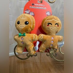 Fuzzyard Gingerbread 7” Set Of Squeaky Plush Dog Toy  NEW